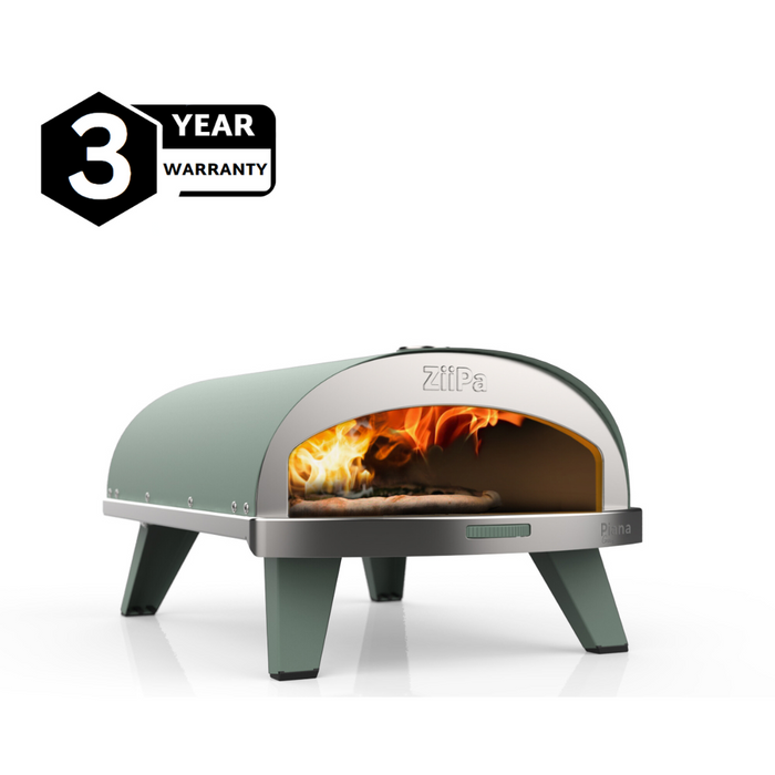 ZiiPa Piana Gas Fired Pizza Oven with Rotating Stone – Eucalyptus