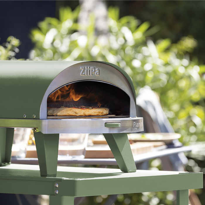 ZiiPa Piana Gas Fired Pizza Oven with Rotating Stone – Eucalyptus