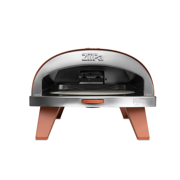 ZiiPa Piana Gas Fired Pizza Oven with Rotating Stone – Terracotta