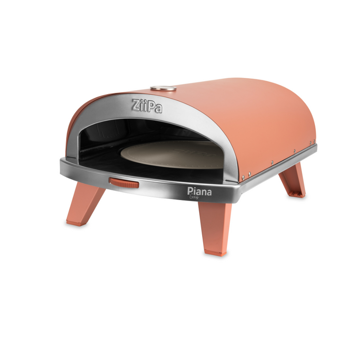 ZiiPa Piana Gas Fired Pizza Oven with Rotating Stone – Terracotta