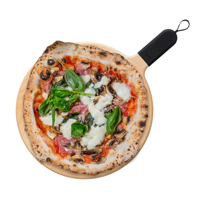 ZiiPa Sora Beech Pizza Serving Board 31cm – Charcoal/Charbon