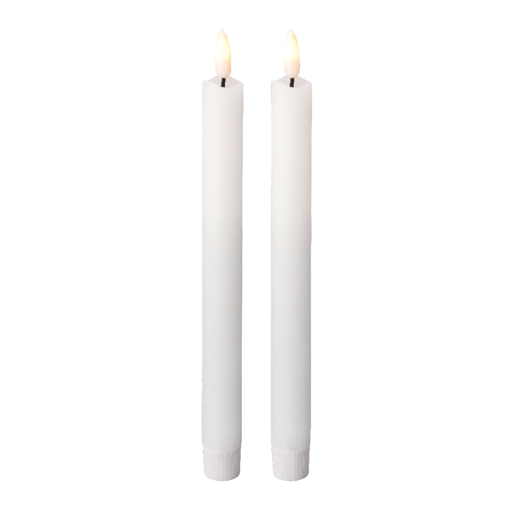 KAEMINGK LED Wax Dinner Candle - Set of 2 — Core Supply Group Pty Ltd