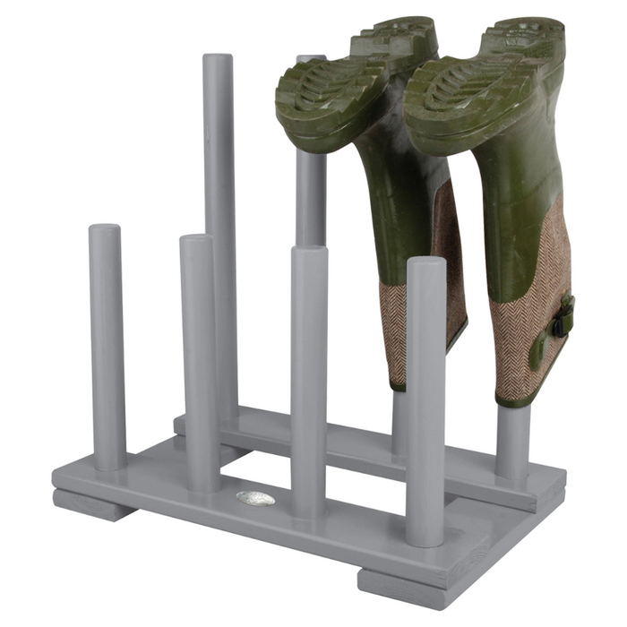 ESSCHERT DESIGN Wooden Boot Rack - Grey — Core Supply Group Pty Ltd