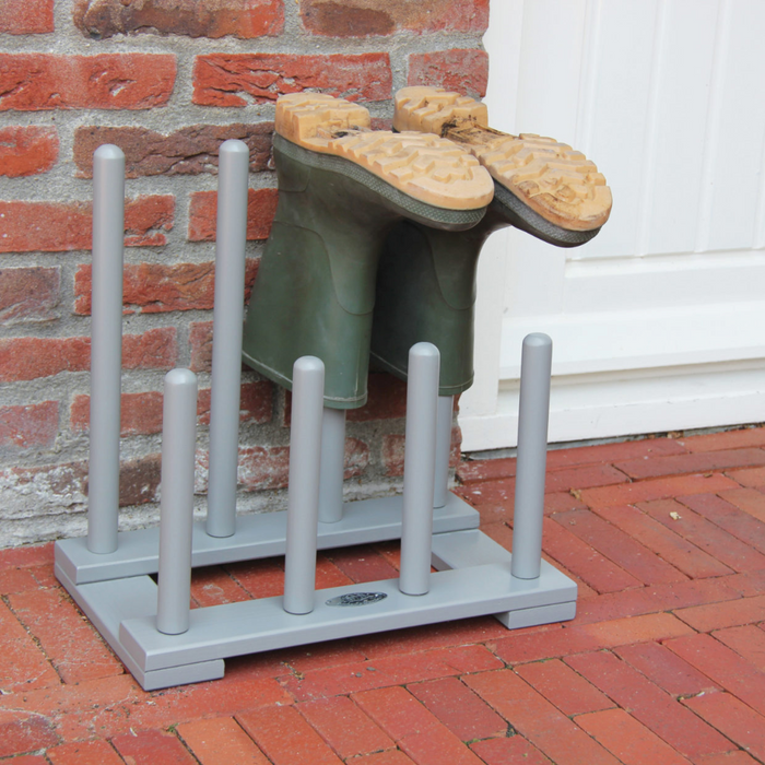ESSCHERT DESIGN Wooden Boot Rack - Grey — Core Supply Group Pty Ltd