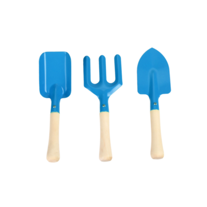 ESSCHERT DESIGN Children's Tools Set of 3 - Blue