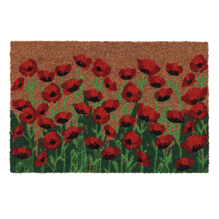 ESSCHERT DESIGN Door Mat - Poppies