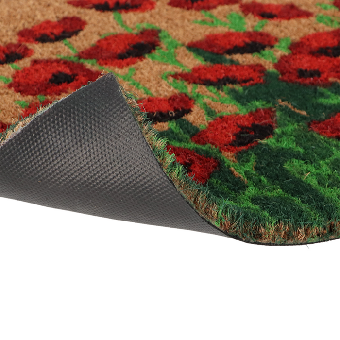 ESSCHERT DESIGN Door Mat - Poppies