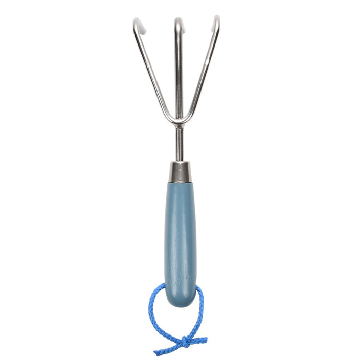 ESSCHERT DESIGN 'Blue Shades' Hand Rake / Cultivator - Dusty Blue