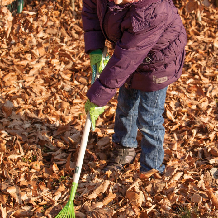 Kids Green Rake ESSCHERT DESIGN Children's Lawn Rake - Woodland Green — Core Supply ...