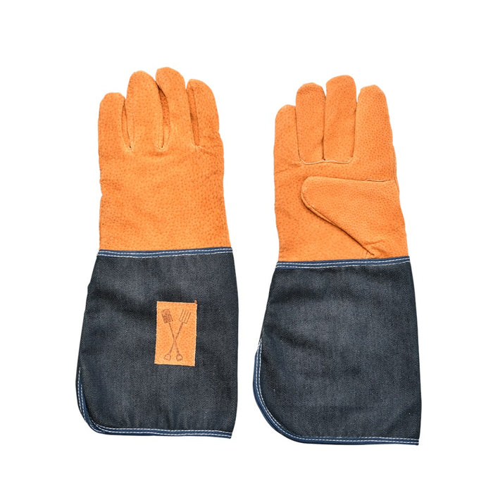 ESSCHERT DESIGN Denim Garden Gloves with Cuffs